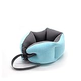 LQXZJ-Artículos de uso doméstico, Almohada De Viaje Memoria Algodón Cuello En U Almohada Cervical Almohada De Siesta Almohada De Almohada Almohada Diseño Ergonómico Cuello Súper Suave Soporte De Barbi