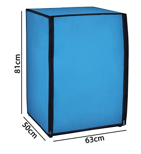 Image of Amazon Brand - Umi. Front Load Washing Machine Cover Suitable for Bosch 5.5 Kg, 6 Kg (50cmsX63cmsX81cms, SKY BLUE)