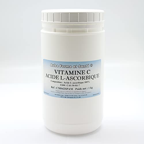 Vitamine C pure. Acide L-Ascorbique 1 Kg E300 CAS 50-81-7
