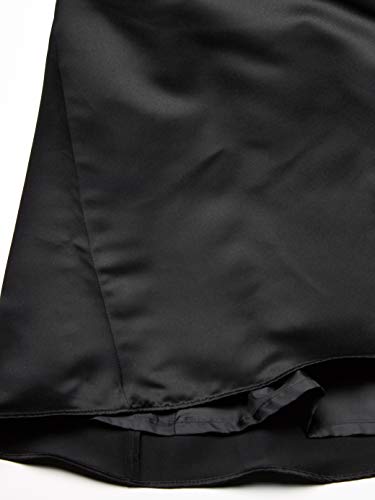 Alex Evenings Womens Long Dress With Fishtail (Regular And Plus Sizes) Skirt, Black Satin, Large Us #TOP3