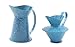 Melody Jane Dollhouse Blue Spatterware Serving Ewer Pitcher Wine Jugs Kitchen Accessory