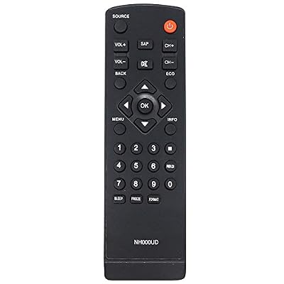 New Replaced Nh000UD Nh001UD Remote fit for Emerson Sylvania Lc260em2 Lc320em2 Rlc320em1 Lc220em1 Rlc220em1 Lc401em3f Lc320em3f Rlc370em2 Lc370em2 Rlc320em2f Rlc320em2 Lc401em2f Lc401em2 Lc320em2f