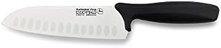 Rockingham Forge Essentials Range Lightweight Stainless Steel 7 Santoku Knife with Black Handle, Individually Carded, 8007SK/7