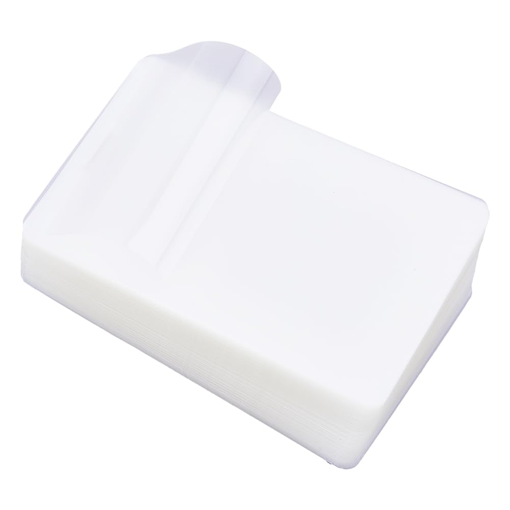 Lot 10 Pochettes Plastification A7 - 86x117mm PET 200µm - Protection Documents Sans Machine