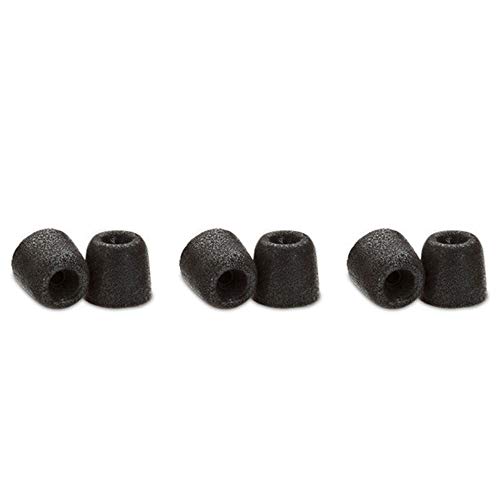Image of Comply Tx-400 Isolation Plus Earphone Tips (Black, 3 Pairs, Small)