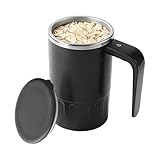 Taza Revolvedora,Pantalla Automática De Temperatura Magnética - Taza Eléctrica De Mezcla Automática De Acero Inoxidable | Para Té Con Leche Cacao Bebida De Proteína En Polvo Hogar Cocina Oficina Viaje