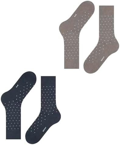 ESPRIT Mini Flower 2-Pack W SSO Coton Motif Fantaisie Lot De 2 Paires