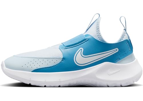 Nike Flex Runner 3 Big Kids' Road Running Shoes (FN1294-402, Blue Tint/Blue Beyond/White)