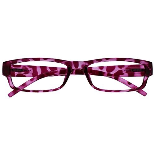 OPULIZE Die Lesebrille Unternehmen Rosa Schildpatt Leicht Komfortabel Leser Herren Damen Lesehilfe R32-4 +1,00 OPULIZE Die Lesebrille Unternehmen Rosa Schildpatt Leicht Komfortabel Leser Herren Damen Lesehilfe R32-4 +1,00