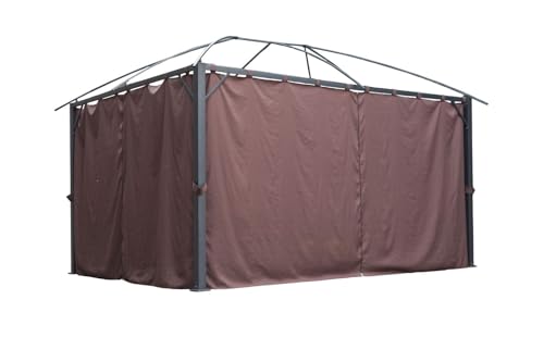 TrendLine Seitenteile Pavillon Martinique Polyester mit PU-Beschichtung braun