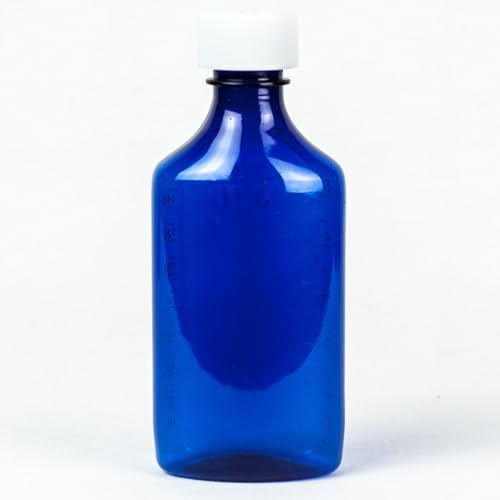 Five Star Supplies Oval Medicine Bottles - Liquid Bottles w/Child Resistant Caps - Liquid Medicine -...