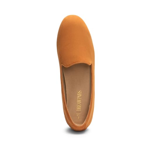 Image of DREAM PAIRS Round Toe Flats for Women Dressy Comfortable, Slip-On Dress Business Casual Office Work Shoes for Women