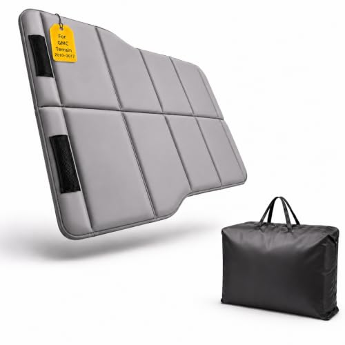 Image of Car Mattress for 2010-2017 GMC Terrain, Upgraded Non-Inflatable Thickened Foam SUV Car Camping Mattress, Foldable Trunk Sleeping Pad Car Bed Mattress for Road Trips Camping Travel