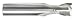 Carbide Drill Mill, 1/8" Diameter, 4 Flute, Single, 1-1/2" Length