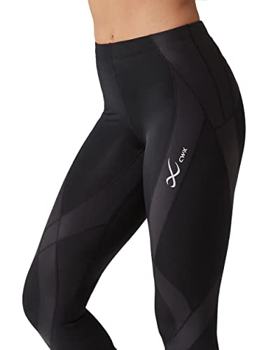 Cw-X Women's Endurance Generator Joint And Muscle Support 3/4 Compression Tight, Black, Small #TOP4