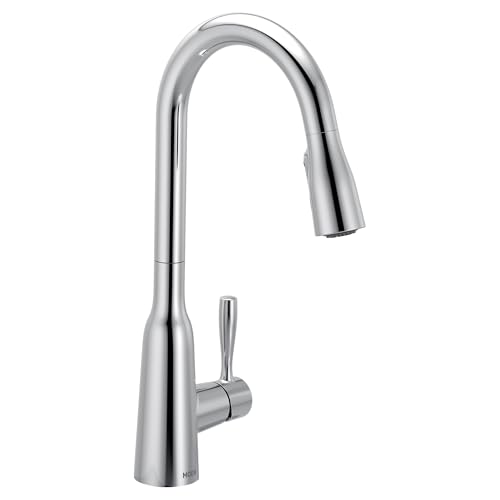 Moen Orivesi Chrome One-Handle High Arc Pulldown Kitchen Faucet with Power Boost, 87891