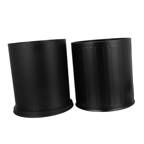 Cesto de Basura Metálico HOMSFOU 10 L Negro