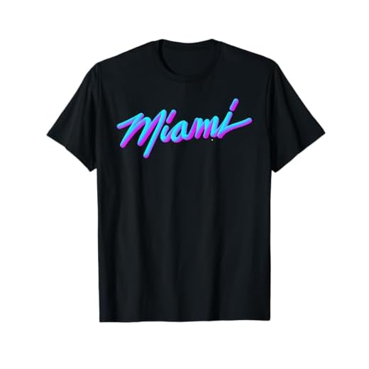 Miami - Vaperwave Synthwave 80s Style Retro Design T-Shirt