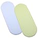 Pack of 2 Fitted Cotton Moses Basket Sheets - 1 White & 1 Cream