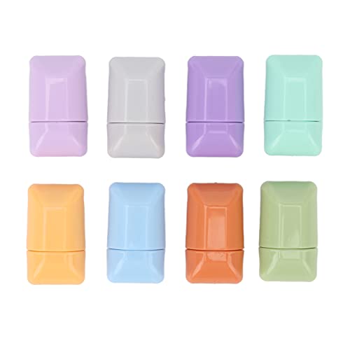 8 Pezzi Mini Set di Rossetti Caramelle Capsule di Rossetto Opaco a Forma di Pillola Capsule a Forma di Lunga Durata Carino per Mini Set di Rossetti Colori per Primer per Rossetto