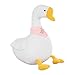 Pluszowa gęsi zabawka, pluszowa wypchana poduszka miękka słodka szalik duża biała gęsi sofa ozdobna Plush Pluszowa lalka Biały s S