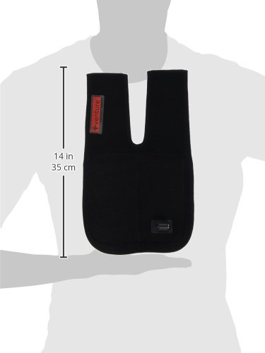 Venture Heated Clothing KB-1260 REG Black Regular 12V Heated Elbow Therapy Wrap with Temperature Controller and 12V Adapter - Thumbnail 5