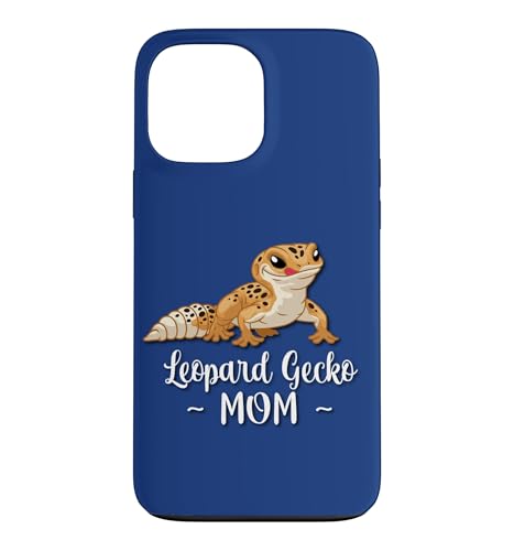 Womens Girls Reptile Happy Cartoon Mom Leopard Gecko Lover �X�}�z�P�[�X iPhone 13 Pro Max �p