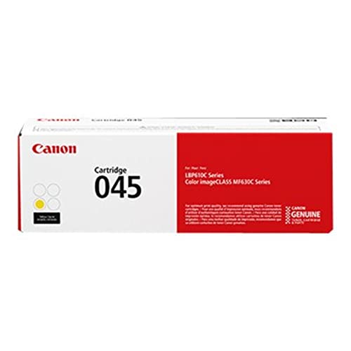 Canon Genuine Toner, Cartridge 045 Yellow (1239C001), 1 Pack, For Canon Color Imageclass Mf634Cdw, Mf632Cdw, Lbp612Cdw Laser Printer #TOP3