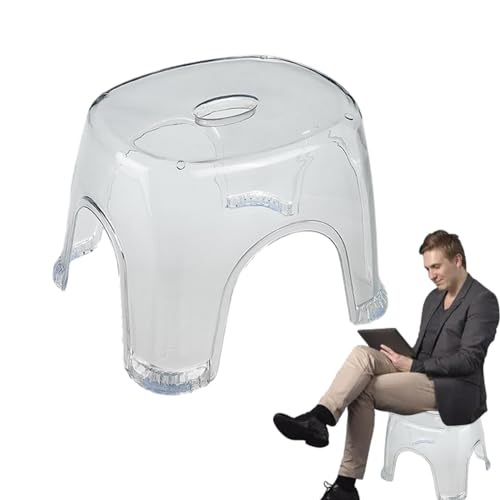 bellv Taburete de baño, taburete de inodoro portátil, taburete de bar reutilizable para cocina, dormitorio, baño