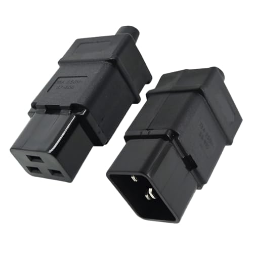 Fiche C20 C19 IEC320 mâle femelle 16A résout les pannes de cordon alimentation 250V