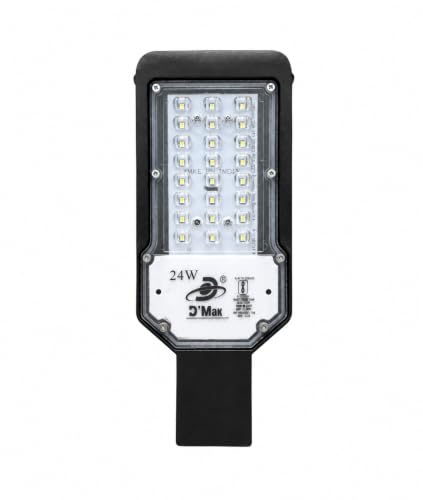 Image of D'Mak Store 24W LED Chip Lens Street Lights, Classic Power Saving Outdoor LED Lights, Aluminium Die Cast, IP65 Waterproof, Rustproof White Lights for Street, Parking Area, Malls, Garden, Pack of 1