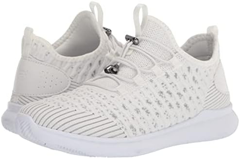 Propét Womens Travelbound Sneaker,White Daisy,8.5 Wide US | Image 6