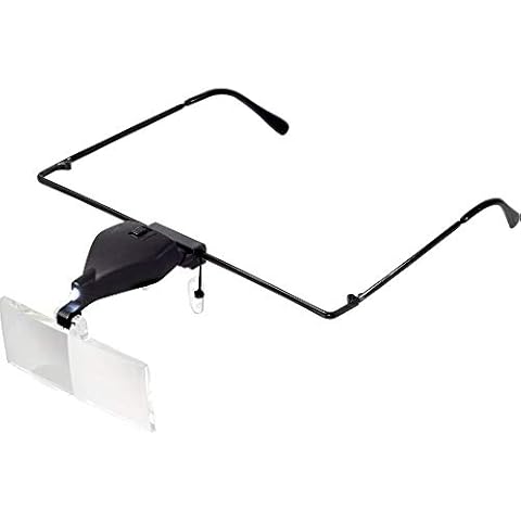 TOOLCRAFT TO-5137812 Lupenbrille mit LED-Beleuchtung Vergrößerungsfaktor Cover