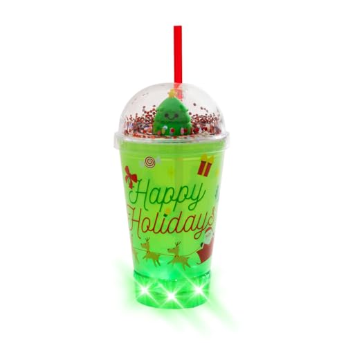 Cool Things Corp Christmas Light-Up Dome Cup – Christmas Tree,