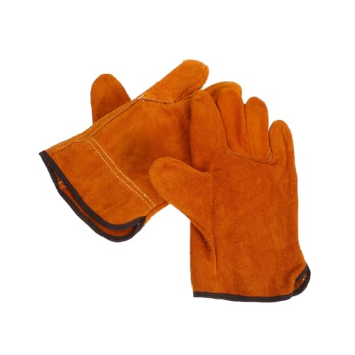 DOITOOL Guanti Per Saldatura Bastoncino Guanti Protettivi Per Saldatura Per Saldatori Resistenza Al Calore Design Corto