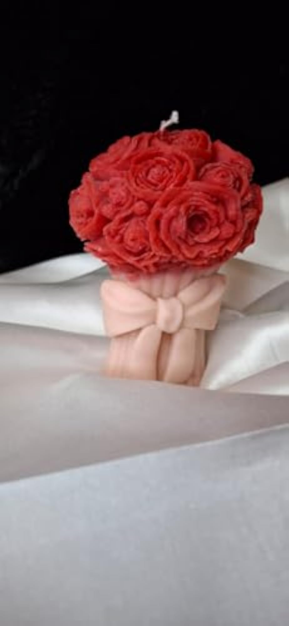 Bouquet Rose Flower Candle for Home Decor