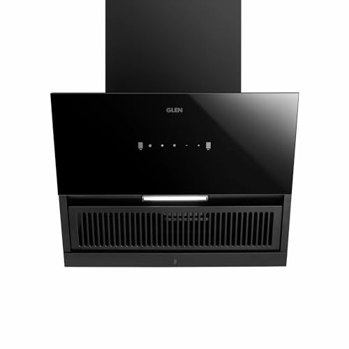 Glen Chimney Auto Clean Glass Filterless Chimney with Motion Sens...