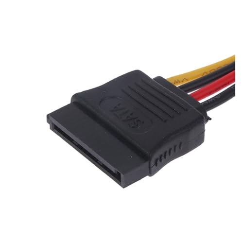 Cable adaptador 4 Pin a SATA para alimentación miniatura 6
