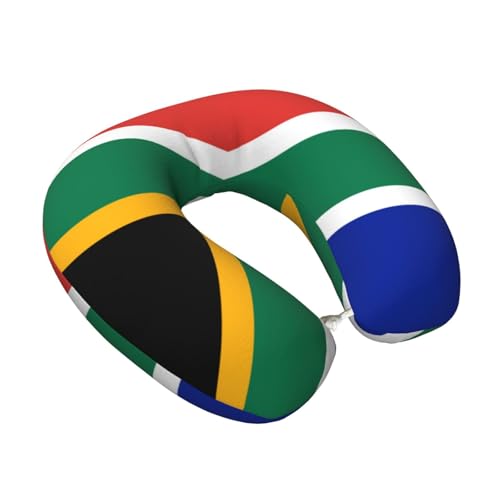 South African Flag Memory Foam Travel Pillow