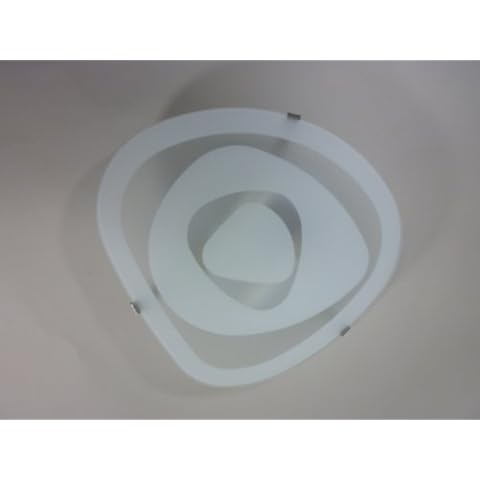 Moderne energiespar Deckenleuchte Gina 2 flammig Glasleuchte Wandlampe Deckenlampe Cover