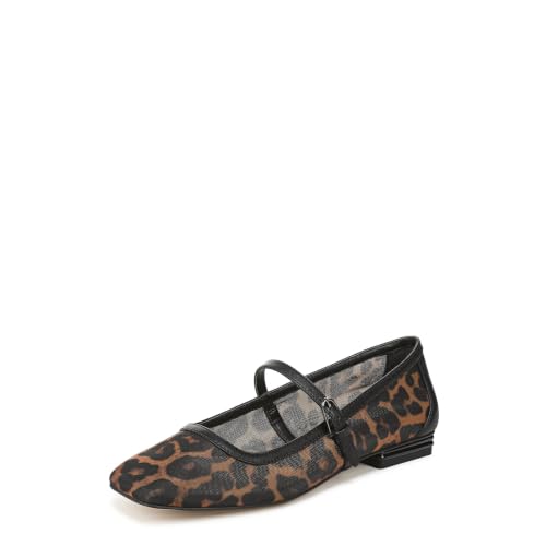 Franco Sarto Women's Tinsley Mary Jane Flat Leopard Mesh Animal Print 8.5 M by Franco Sarto - Used condition - US$54.17