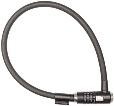 KRYPTONITE 429545 CAVO CON COMBINAZIONE KRYPTOFLEX (15mm x 65cm), Black, 15mm x 61cm