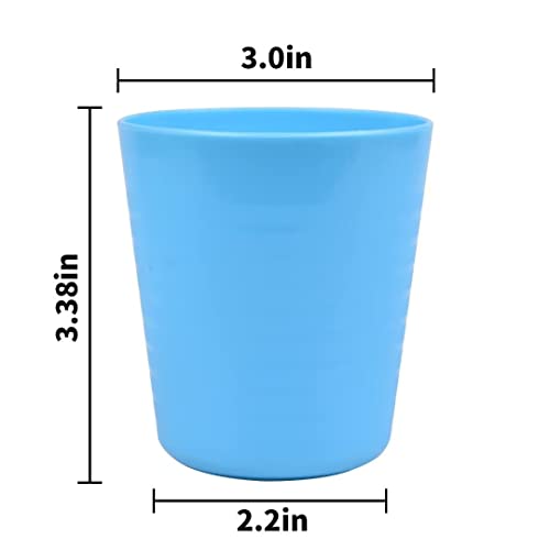 Fulong Eco-Friendly Unbreakable Bpa Free Dishwasher Safe Plastic Drinking Cups For Kids&Adult,Reusable Water Tumblers Dishwasher Safe (8Oz-Set Of 6) #TOP2