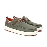 WALK IN PITAS | Maui | Herren Mokassins | Flache Slipper für Männer | Slip on Loafer | Sneakers | Schlupfschuhe | Freizeitschuhe | Walkinpitas Schuhe | Kaki 44
