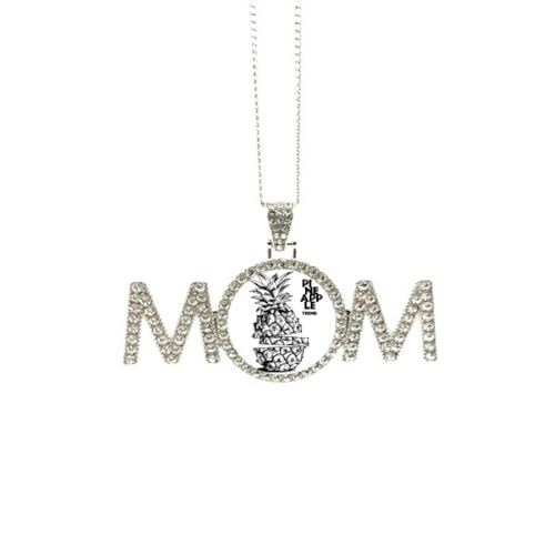 Collier tendance PineFruit Cadeau pour maman et fête des mères Taille M