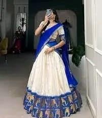 Image of RENVAANI FASHION Women's Traditional Un-Stitched Lehenga Choli | Lehenga Choli for Women | Ethnic Wear Heavy Work Lehenga Choli With Dupatta
