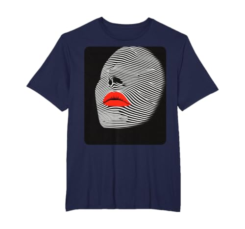 Female Women's Fashion Style Designer T-Shirt, Men's Big and Tall, Navy Blue, 2X Tall