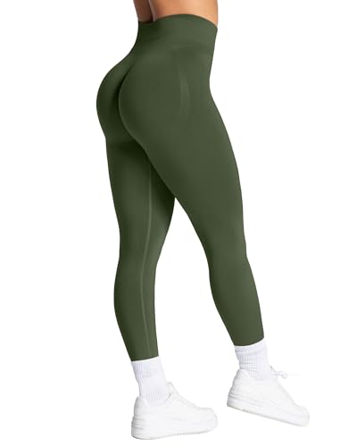 Pantalones de yoga scrunch butt TAYOEA leggings push up de cintura alta