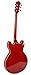 Full Size Hollow body Electric Guitar with Cable, and Picks (transparent red)