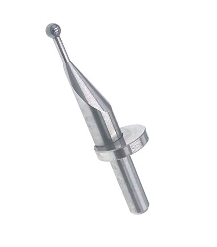 Ball Tip Probe Insert Carbide Ball Tips 6mm Shank 55mm Long for Height Gauges (4mm Diameter Ball)